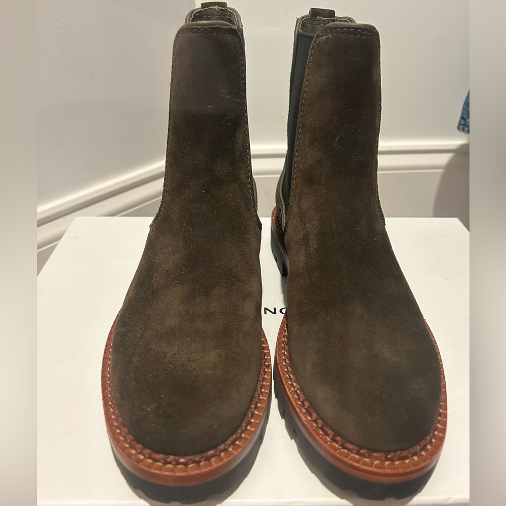 Vince Carmine Suede Chelsea Boots